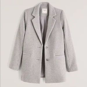 Never worn Abercrombie wool coat in gray